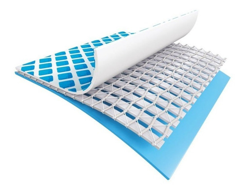 Piscina estructural redonda Intex 28205 con capacidad de 1828 litros de 450cm de largo x 220cm de ancho de 2.44m de diámetro azul diseño mosaico