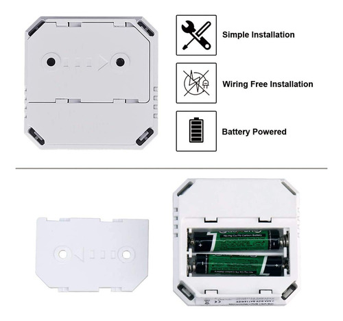 Detector De Monóxido De Carbono, Alarma Con Pantalla Lcd, 2