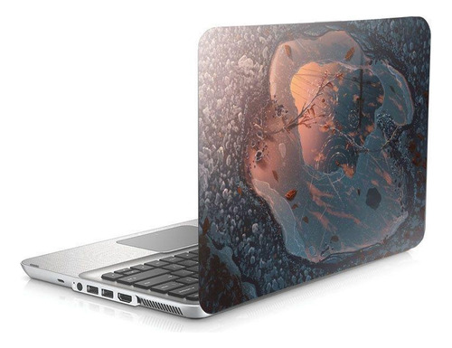 Skin Adesivo Protetor Para Notebook 17 Reflexo Na Agua D18