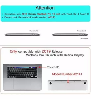 Mosiso Macbook Pro 16 Inch Case 2020 2019 Release A2141, Pla