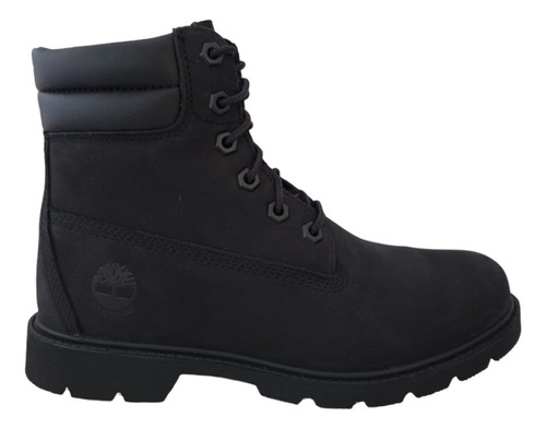 Botines Botas Timberland Mujer 6 In Basic Waterproof Negro