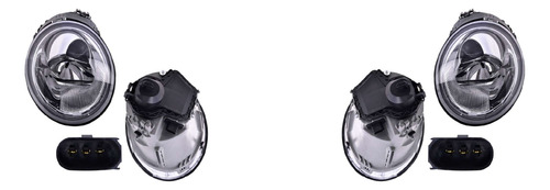 Par Faros Vw Beetle P/halogeno 2002 2003 2004 2005 Depo