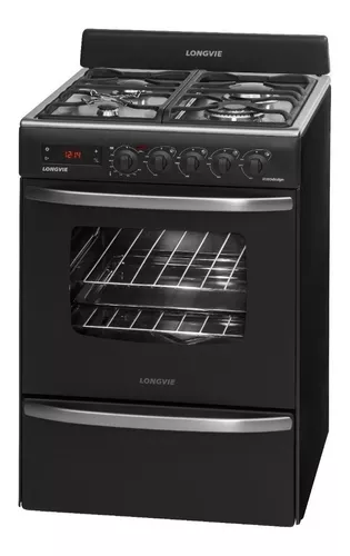 Horno empotrable eléctrico Longvie Standard HE1900 56 L acero