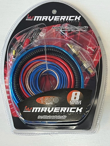Kit Cables Instalacion Potencia 8 Gauge 1500w Sub Woofer
