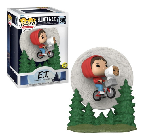 Funko Pop Elliot Y Et 1259 Volando En Bici