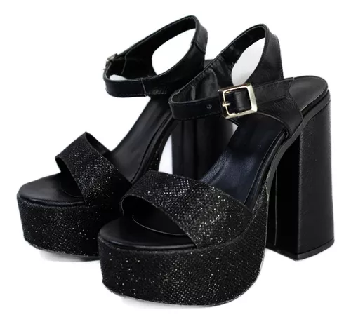 Sandalias Zapatos Mujer Plataformas Fiesta Vestir Glitter