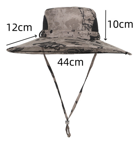 Sombrero De Sol Al Aire Libre Para Hombre Con Protección Uv