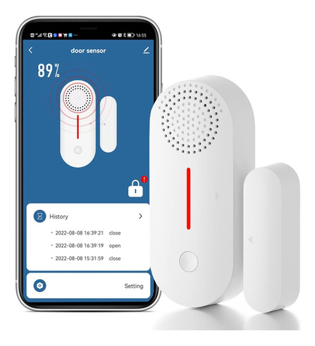 2 Alarmas Wifi Inteligentes Para Puertas Y Ventanas