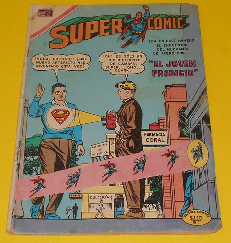 Ccc21 Novaro Supercomic #40 Año 1970 Superman Superboy