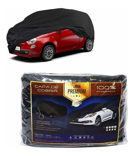 Imagem 1 de 3 de Capa Couro Cobrir Fiat 500 Forro Total (p308)