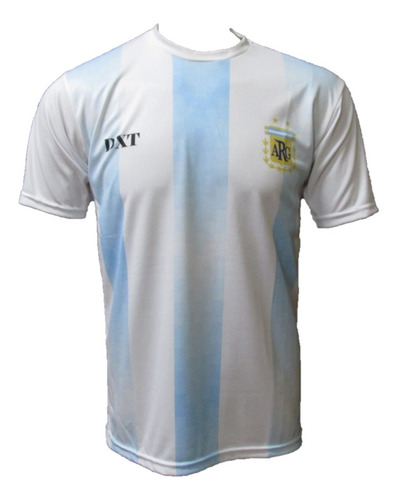 Camisetas Futbol Argentina Lisa Dxt Adulto Deportiva Envios