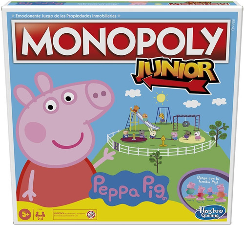 Juego De Mesa Monopoly Junior Peppa Pig Incluye Personajes