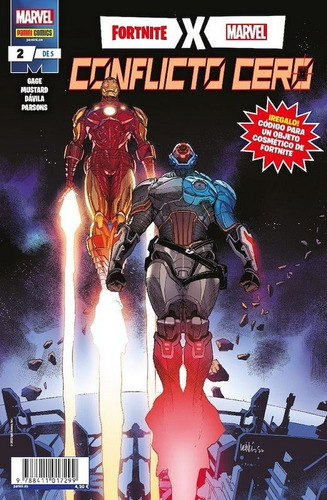 Imagen 1 de 2 de Fornite X Marvel Conflicto Cero 2 De 5 (con Codigo) Panini