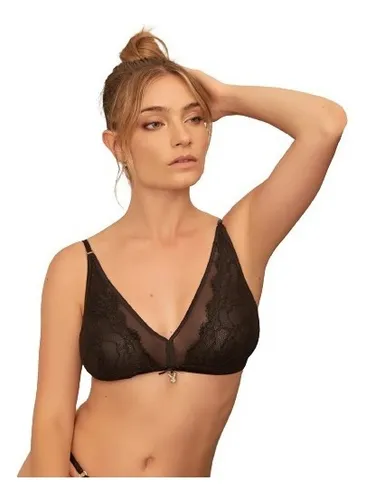 Corpi o Triangulo Encaje Puntilla Sin Relleno Playboy 23952