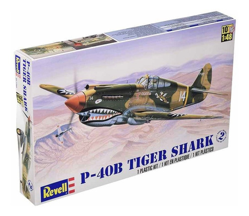 P-40b Tiger Shark Revell Escala 1:48 