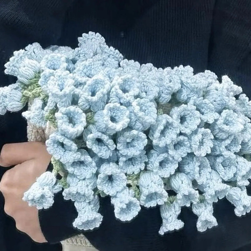 Diy Crochet Flowers Rose Bouquet Blanket Handmade Soft And