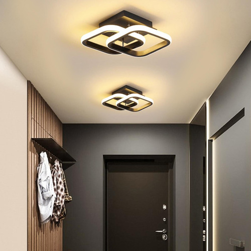 Zy 2x Lámpara De Techo Led, Lámpara De Techo Moderna,