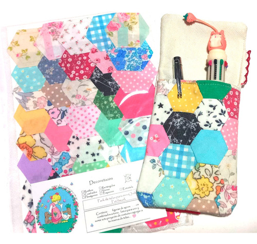 Kit De Costura Patchwork Listo Para Coser Portalapiceras 