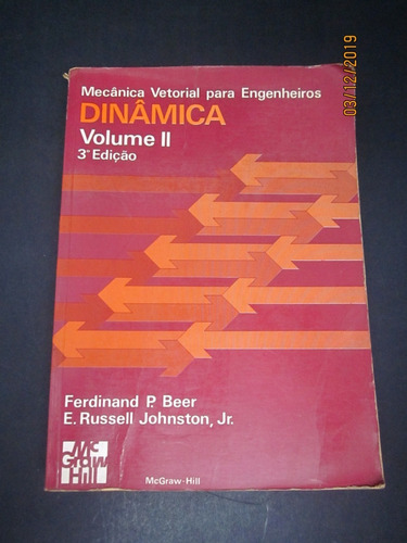 Livro Mecânica Vetorial Para Engenheiros Dinâmica Volume Ii