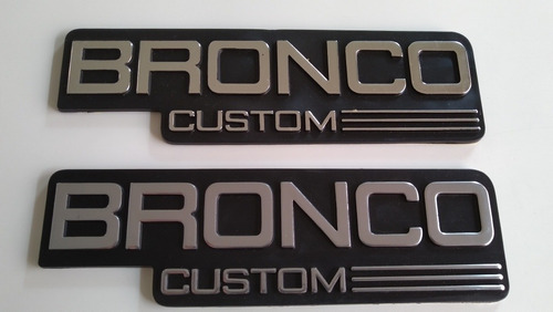 Ford Bronco Emblemas Laterales 