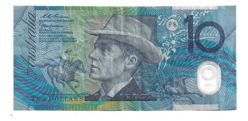 Liquido Billete De Australia.  10 Dólares 1997