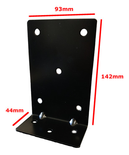 Conector Angulo Desigual 93 X 44 X 142mm X 12 Unidades