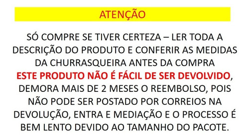2 Suportes Churrasqueira 5 Posições + 3 Barras Alum 1 Metro