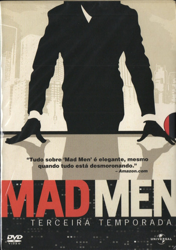 Mad Men Box 4 Dvd 3ª Temporada Novo Original Lacrado