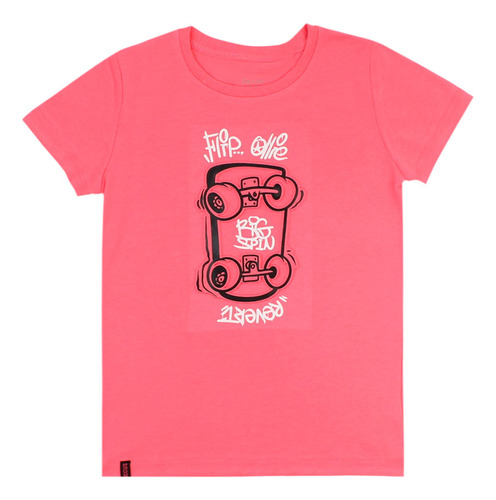 Polera Day To Day Fucsia Kids Niño Ficcus