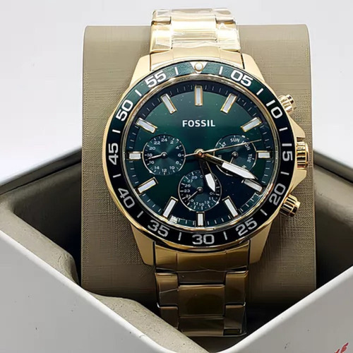 Reloj Fossil Bq2492 Caballero Plata 100% Original Acero