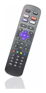 Controle Remoto Compatível C/ Tv Semp Tcl Roku Led Smart