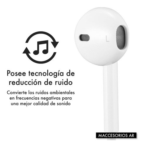 Imagen 6 de 10 de Auricular Compatible iPhone iPad Llamadas Música