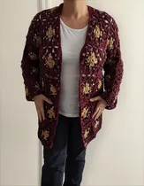 Comprar Saco Tejido Lana Artesanal Tejido A Mano Crochet 