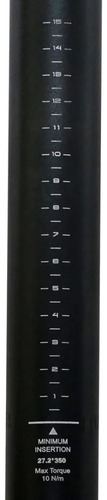 Canote De Selim Absolute 27.2 X 350 Alumínio Pto C/ Carrinho