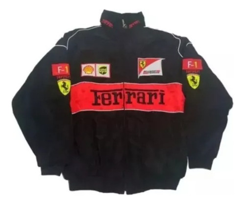 Chaqueta Vintage De Carreras De Motos De Otoño De Ferrari A