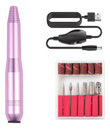 Amoladora De Uñas Eléctrica 16000 Drill Manicure Nail Kit Rp