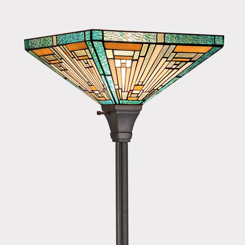 Artzone Lmpara De Pie Antigua Tiffany [12 Pulgadas De Ancho