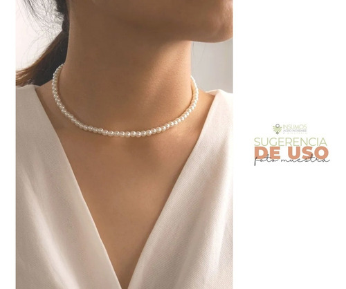 2 Collar De Perlas Minimalista Aesthetic Hombre Y Mujer Moda