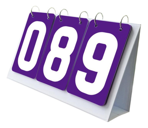 Marcador Deportivo Flip Number Score Board Para FĂștbol