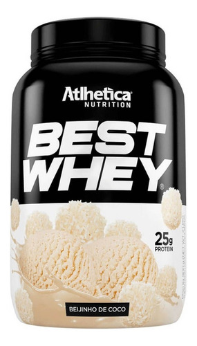 Suplemento en polvo Atlhetica Nutrition  Best Whey Best Whey proteínas sabor besito de coco en pote de 900g