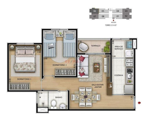 Imagem 18 de 23 de Apartamento À Venda, 46 M² Por R$ 229.900,00 - Conjunto Residencial Irai - Suzano/sp - Ap0008