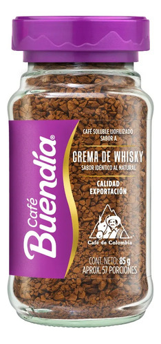 Cafe Buendia Instantaneo Liofilizado 85gr Crema De Whisky