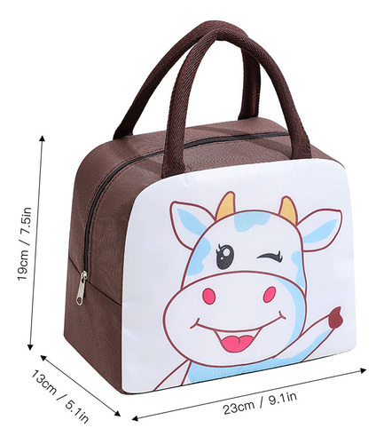 Bonita Bolsa De Almuerzo Con Dibujos Animados