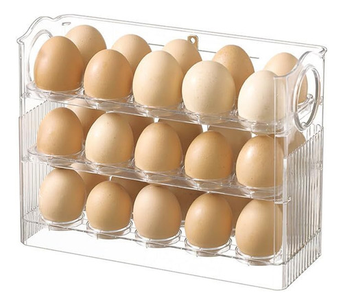 Soporte Huevos Gran Capacidad Para Refrigerador, Organizador