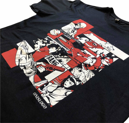 Imagen 4 de 8 de Remera Serigrafia Cowboy Bebop Spike Gastovic Anime Store
