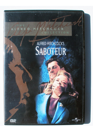 Dvd - Saboteur - Alfred Hitchcock - Booklet - Imp. Usa