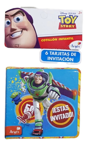 Toy Story Tarjetas De Invitación Para Cotillón Cumpleaños 