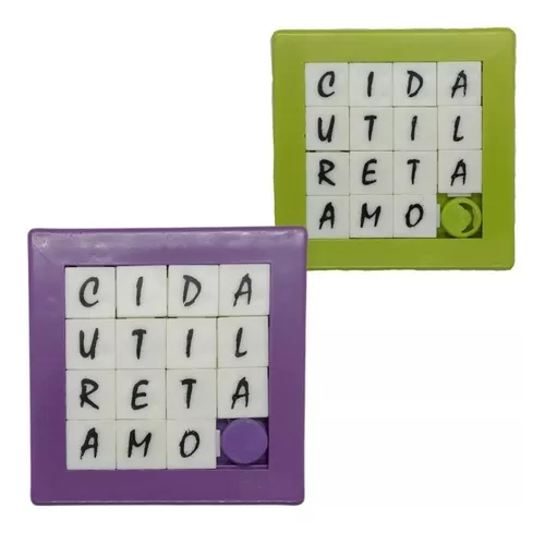 Kit Com 6 Racha Cuca Brinquedo Quebra Cabeça Infantil