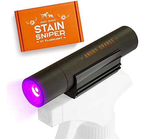 Linterna Uv Naranja Enojada - Detector De Luz Negra Led Para