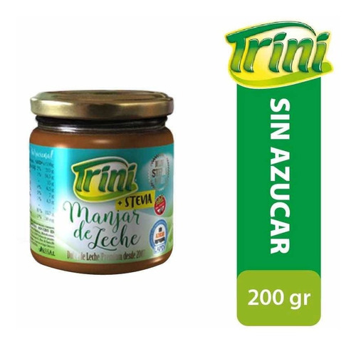 Dulce De Leche Sin Azucar Trini Con Stevia Sin Tacc X 200 Gr